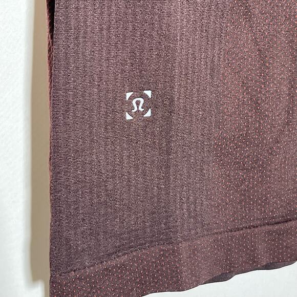 Mae Lululemon Mens Metal Vent Tech 1/2 Zip Long Sleeve Shirt Size L Sequoia - Picture 10 of 11